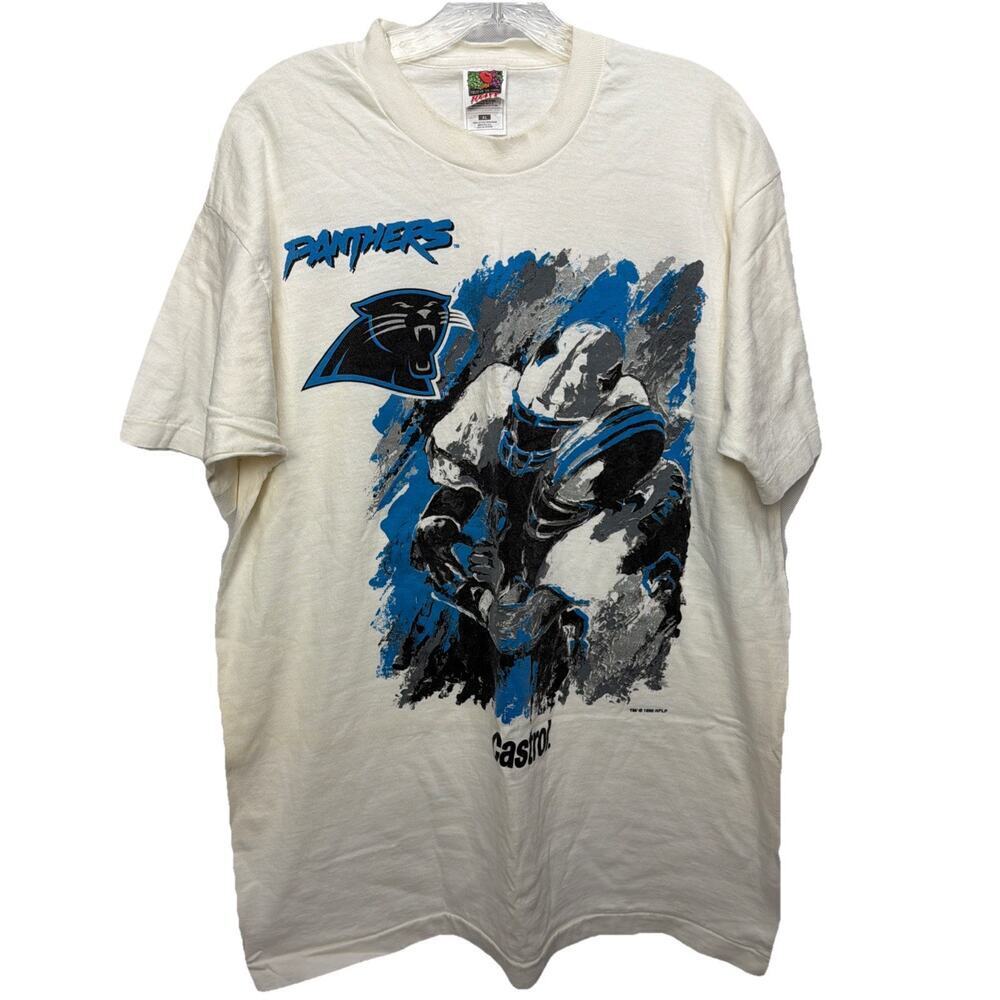VTG Carolina Panthers NFL Short Sleeve T Shirt Mens XL Football 1996 Y2K